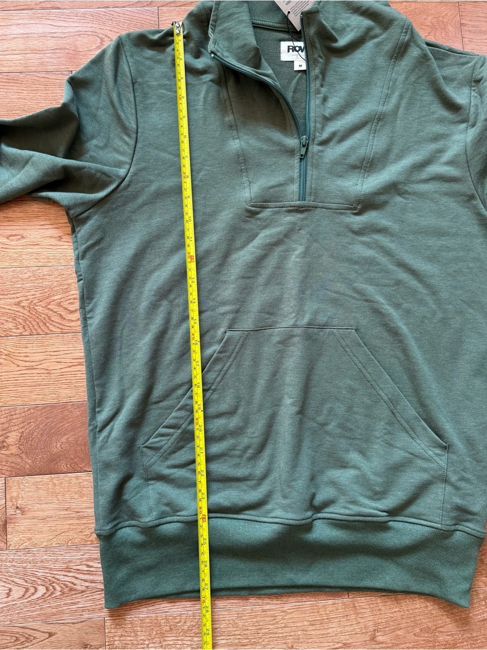 ROWE NWT unisex Medium quarter zip french terry - Picture 7 of 12